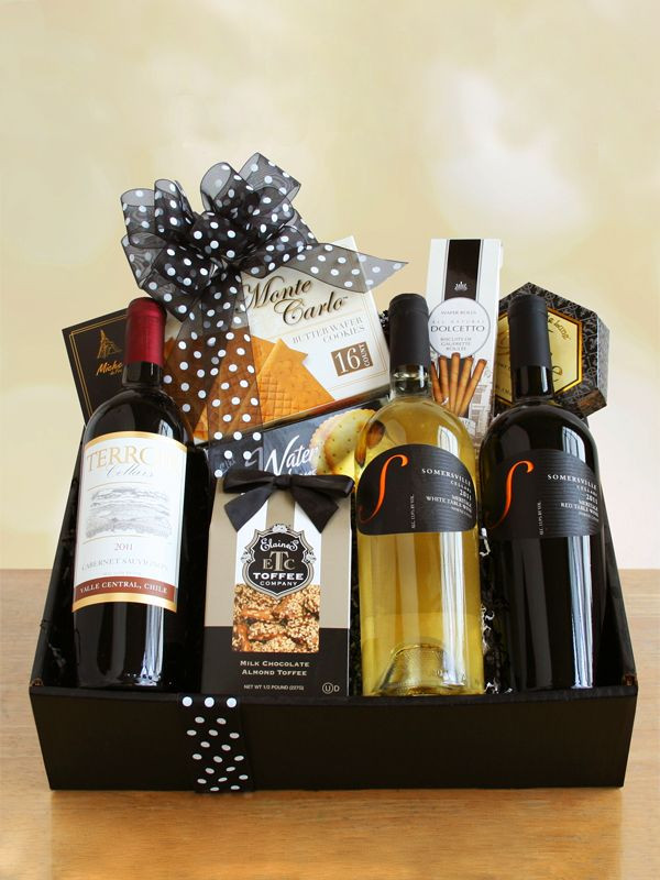 Homemade Wine Gift Basket Ideas
 Black & White Wine Glass Shades