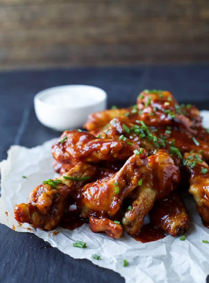 Honey Bbq Wing Sauce Recipe
 Crispy Baked Honey BBQ Chicken Wings