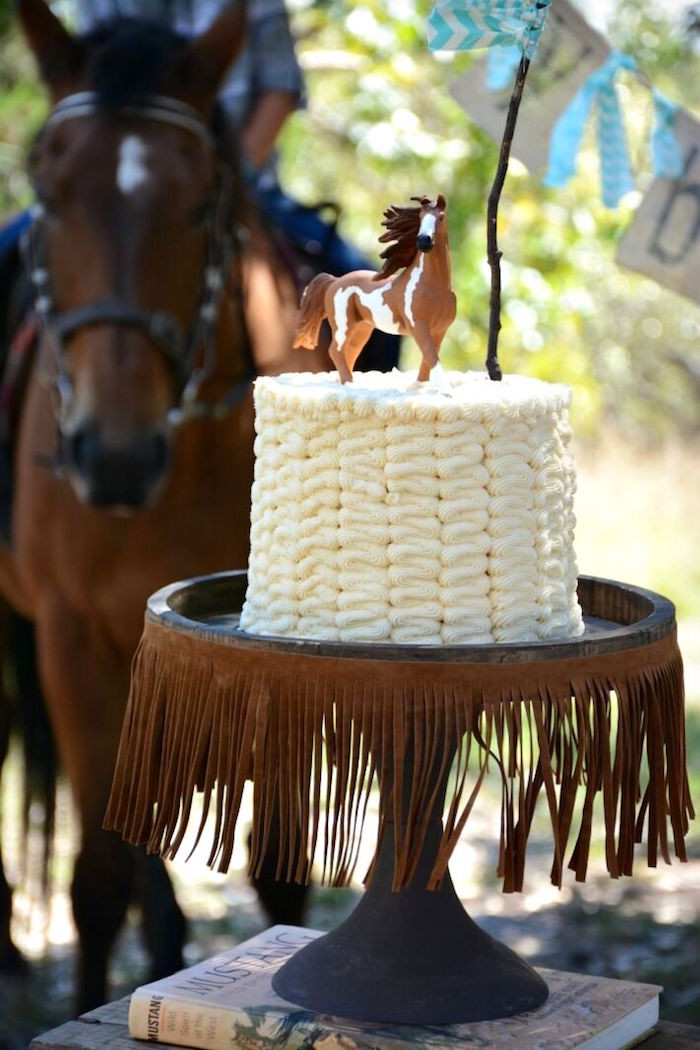 Horse Birthday Party Decorations
 Kara s Party Ideas Rustic Horse Birthday Party