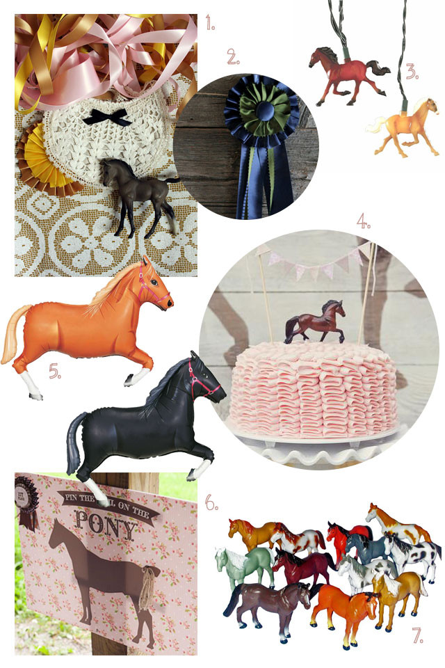 Horse Birthday Party Decorations
 Inspiration for a Horse Birthday Party for Kids Making