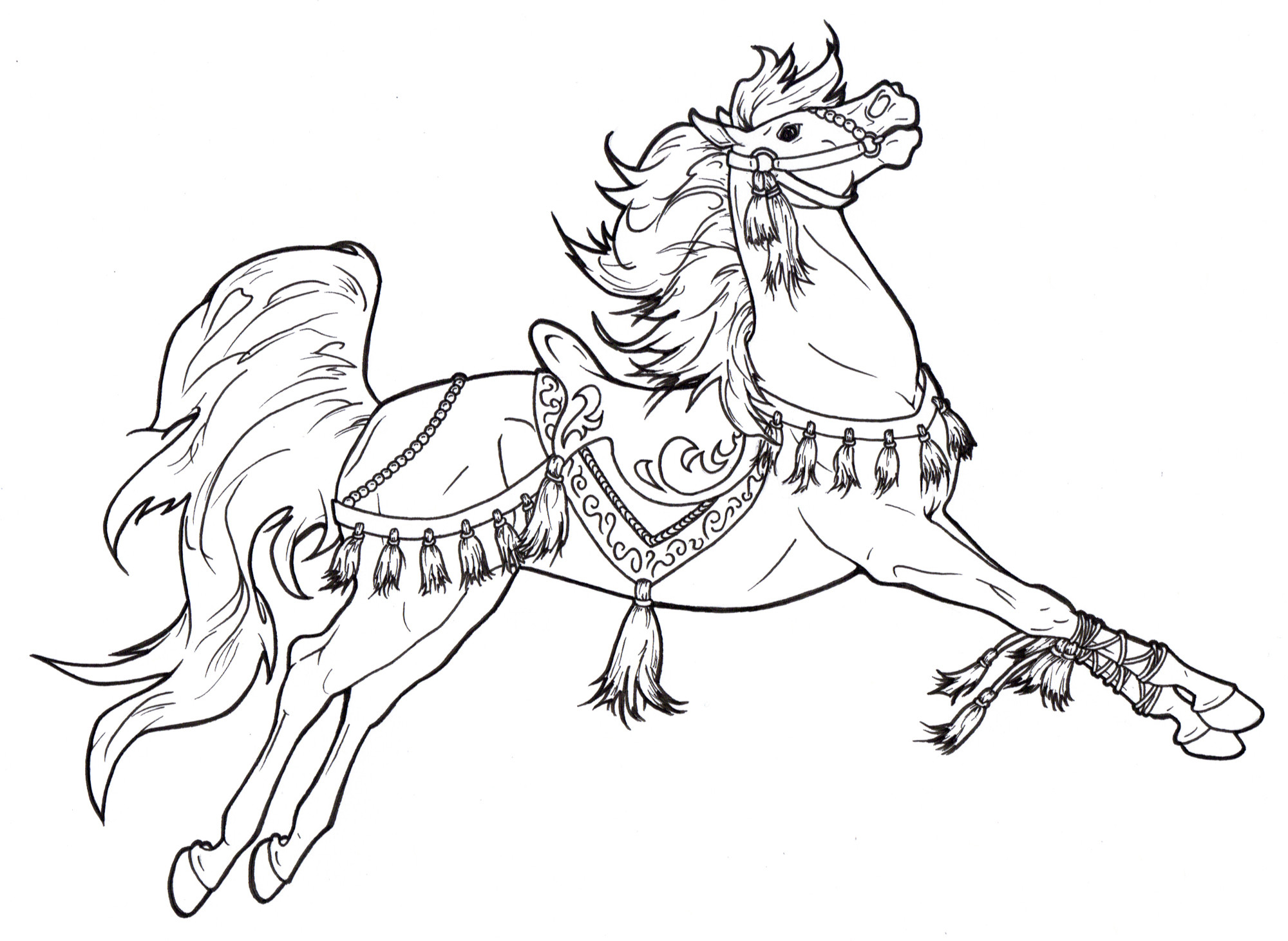 Horse Coloring Pages For Kids
 Horse Coloring Pages for Adults Best Coloring Pages For Kids