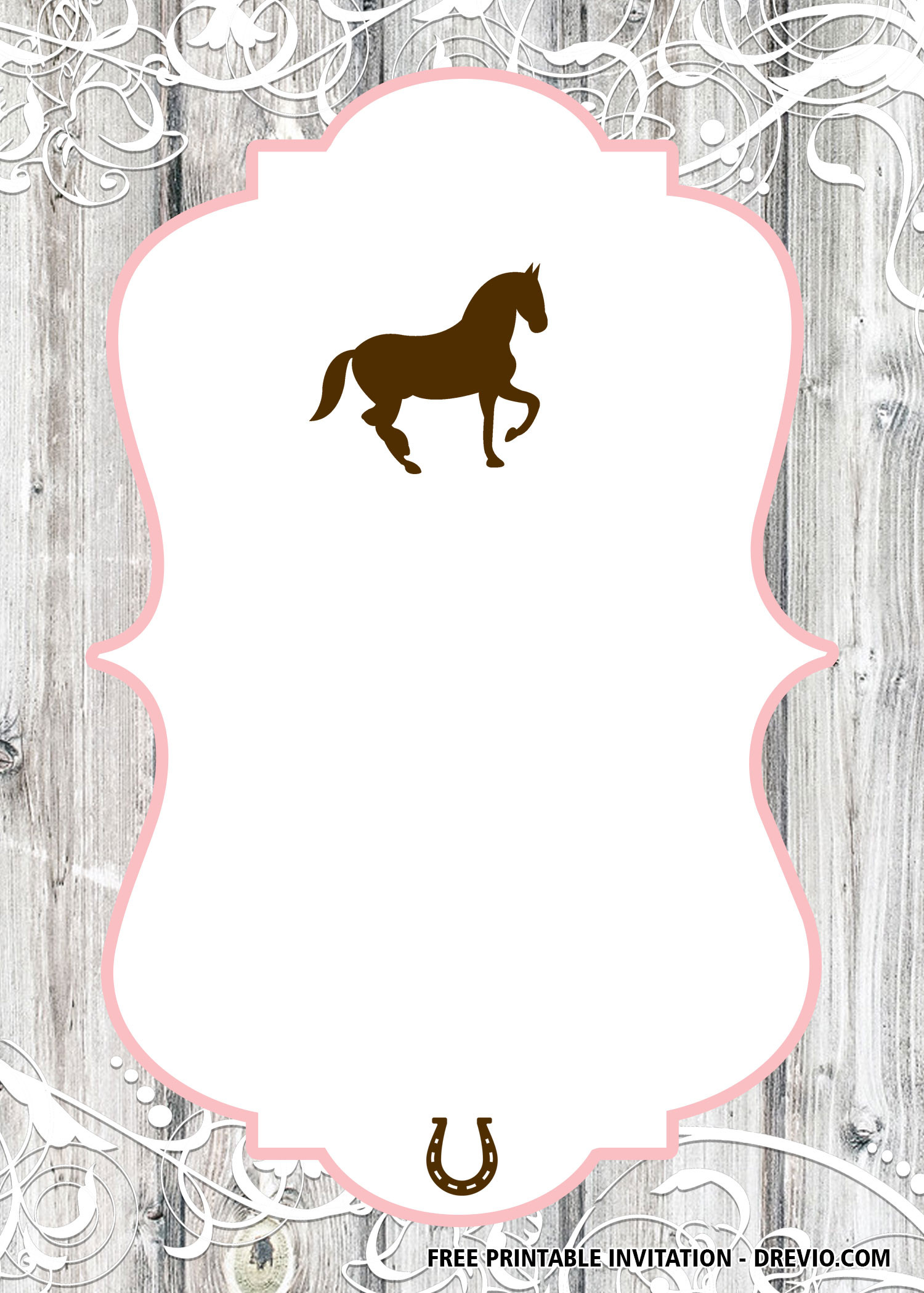 Horse Invitations Birthday Party
 FREE Horse Invitation Templates – FREE Printable Birthday