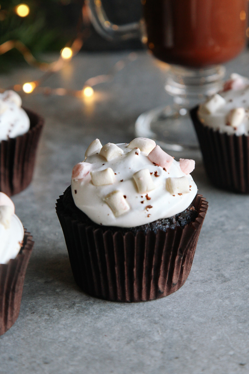 Hot Chocolate Cupcakes
 Hot Chocolate Cupcakes Vegan Wallflower Kitchen