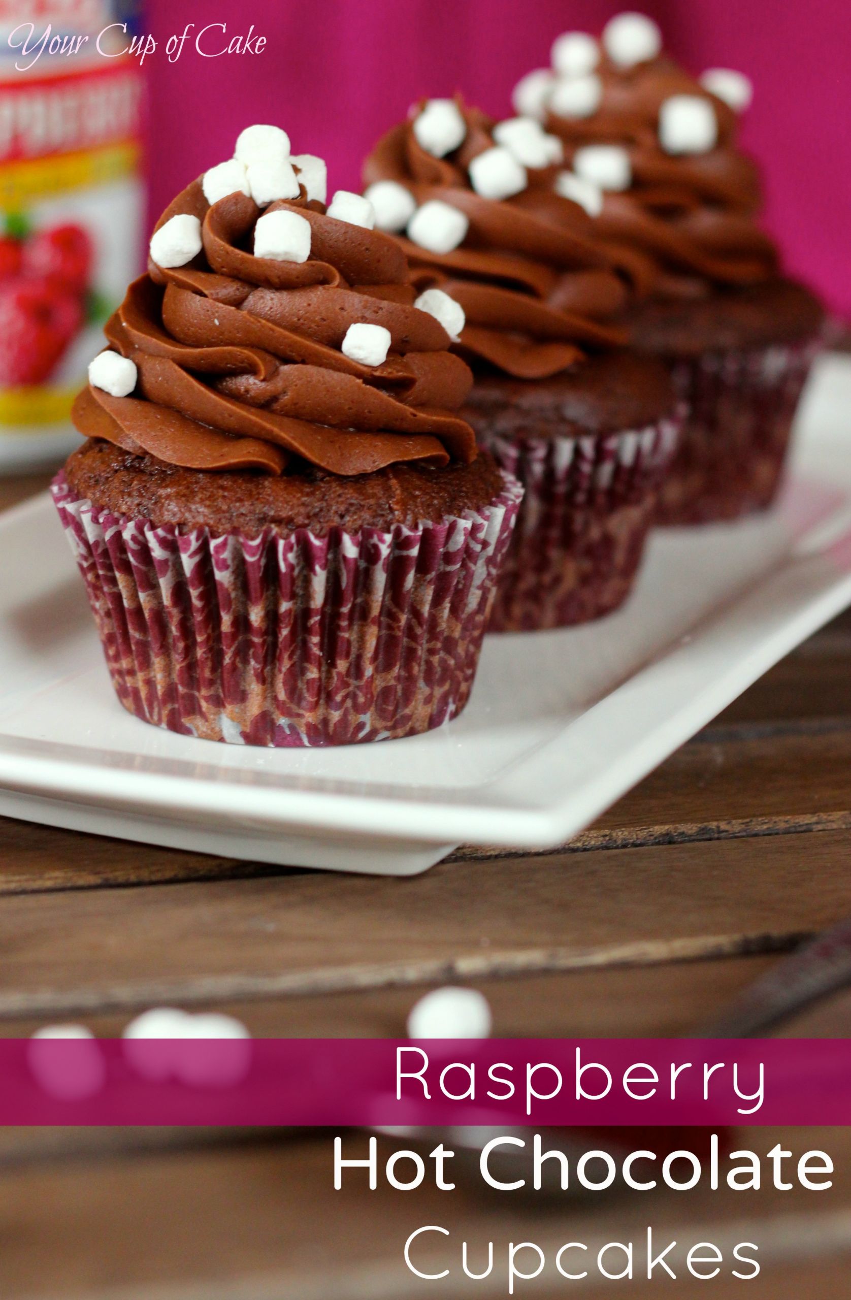 Hot Chocolate Cupcakes
 Raspberry Hot Chocolate Cupcakes Your Cup of Cake