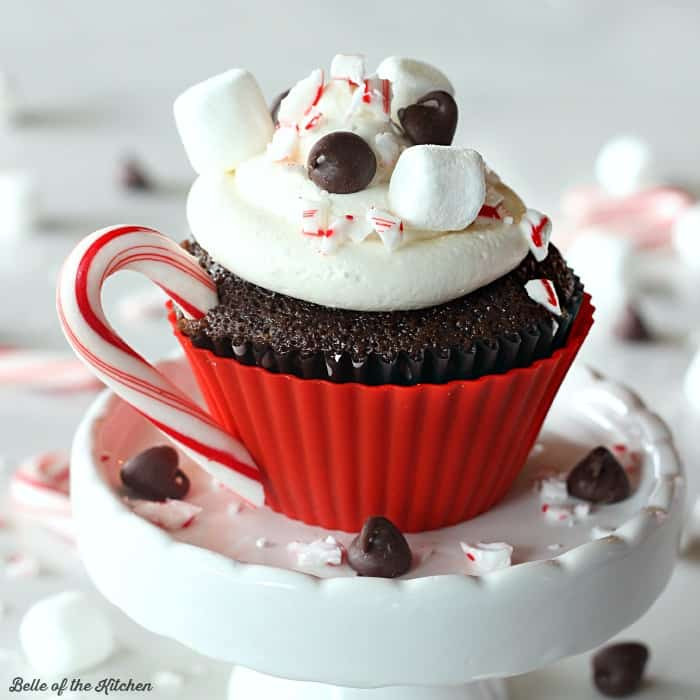 Hot Chocolate Cupcakes
 Hot Chocolate Cupcakes with Marshmallow Buttercream