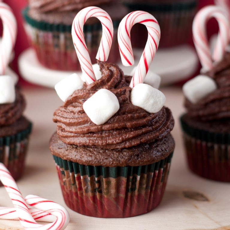 Hot Chocolate Cupcakes
 Chocolate Cupcakes and Hot Chocolate Buttercream