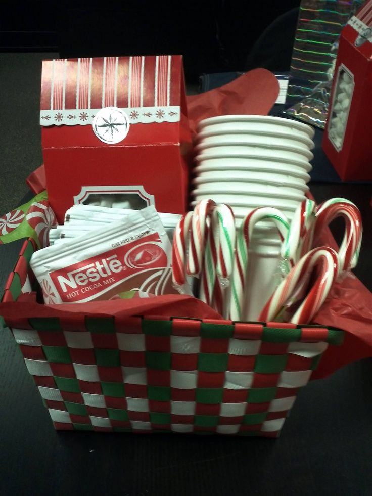 Hot Chocolate Gift Basket Ideas
 Hot chocolate t basket Great neighbor t idea I