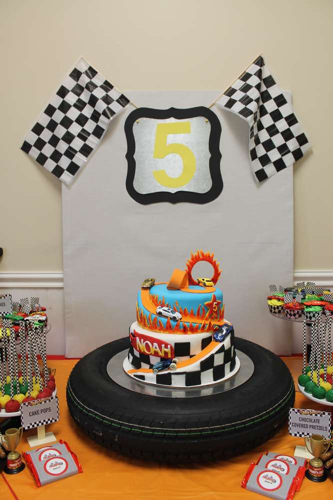 Hot Wheels Birthday Decorations
 Hot Wheels Birthday Party Ideas 1 of 31