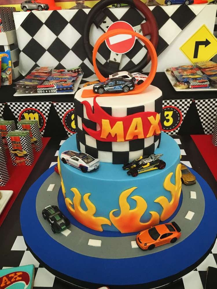 Hot Wheels Birthday Decorations
 Hot Wheels Birthday Party Ideas 2 of 16