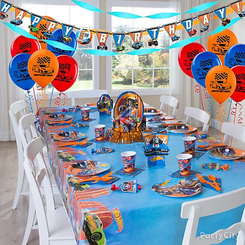 Hot Wheels Birthday Decorations
 Hot Wheels Party Ideas