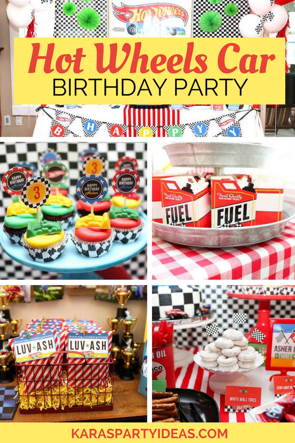 Hot Wheels Birthday Party Ideas
 Kara s Party Ideas Hot Wheels Car Birthday Party