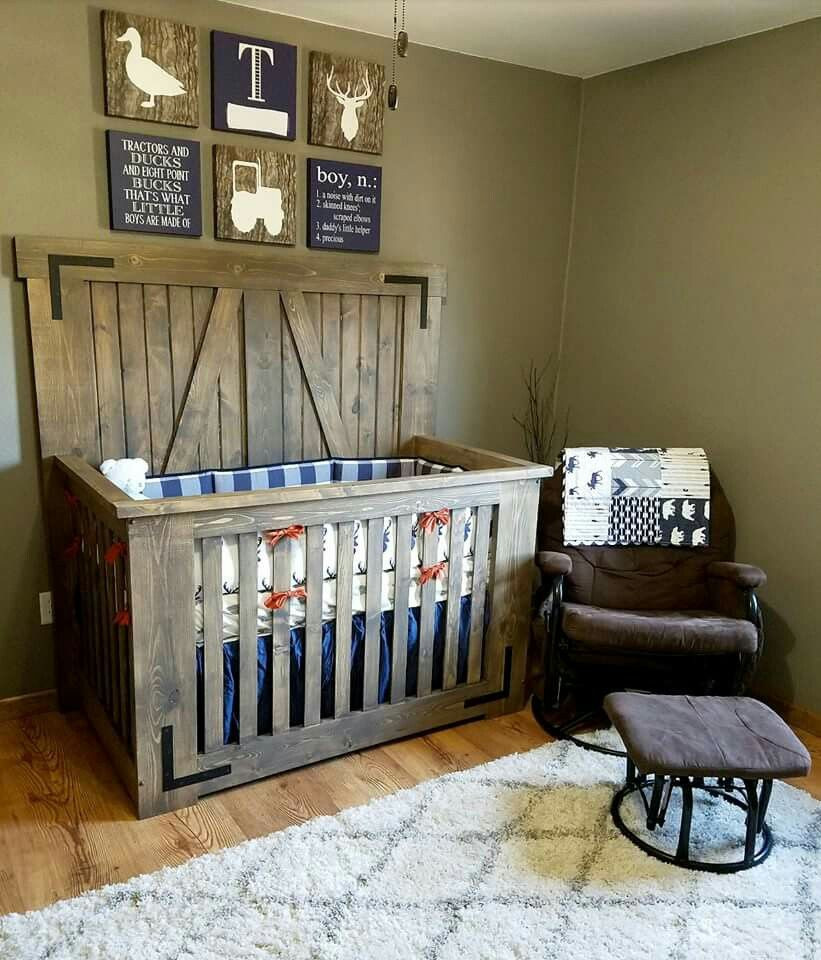 How To Decorate A Newborn Baby Boy Room
 Baby room Rustic western decor Tap the link now to find