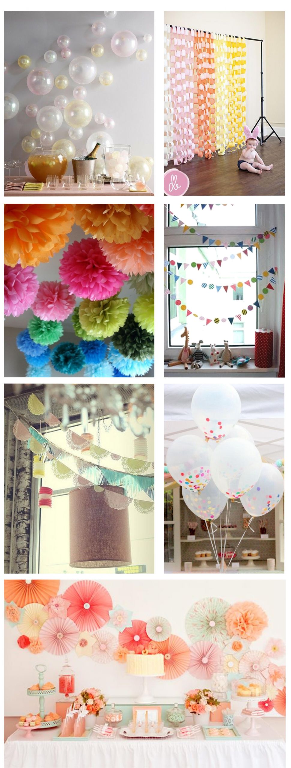 How To Decorate Birthday Party At Home
 Ideas for home made party decorations