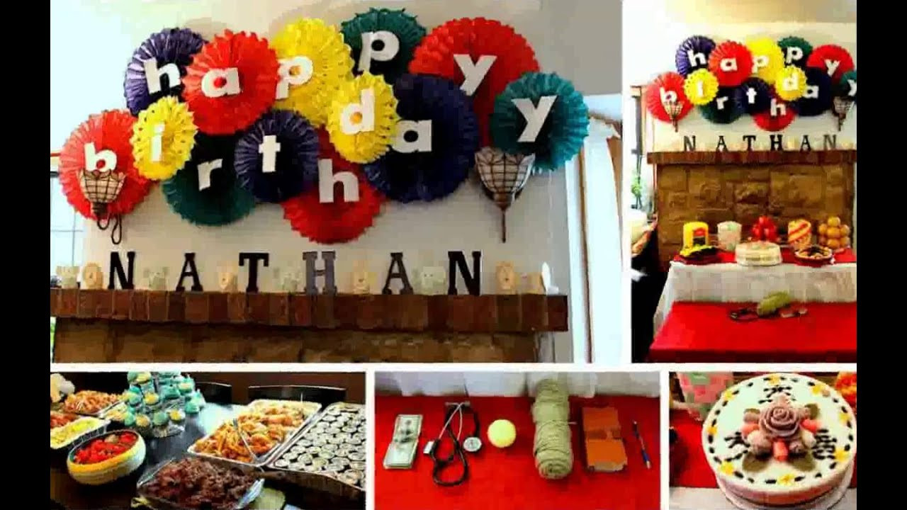 How To Decorate Birthday Party At Home
 Birthday Decoration Ideas at Home