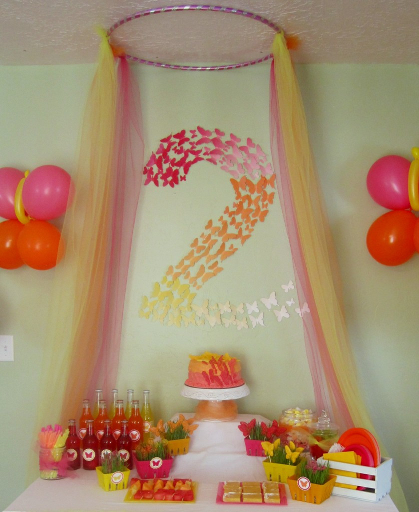 How To Decorate Birthday Party
 Butterfly Themed Birthday Party Decorations
