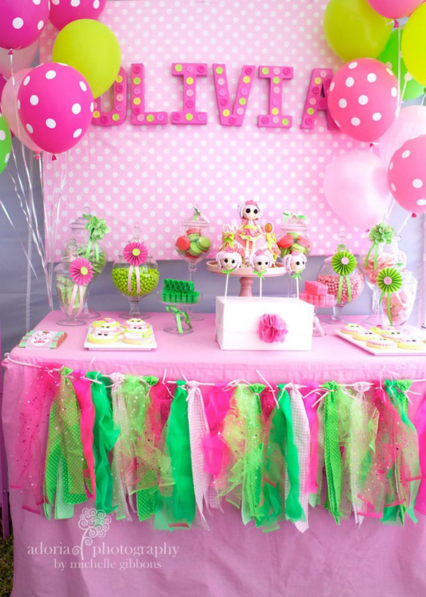 How To Decorate Birthday Party
 Kara s Party Ideas Lalaloopsy Cake Decorating Birthday