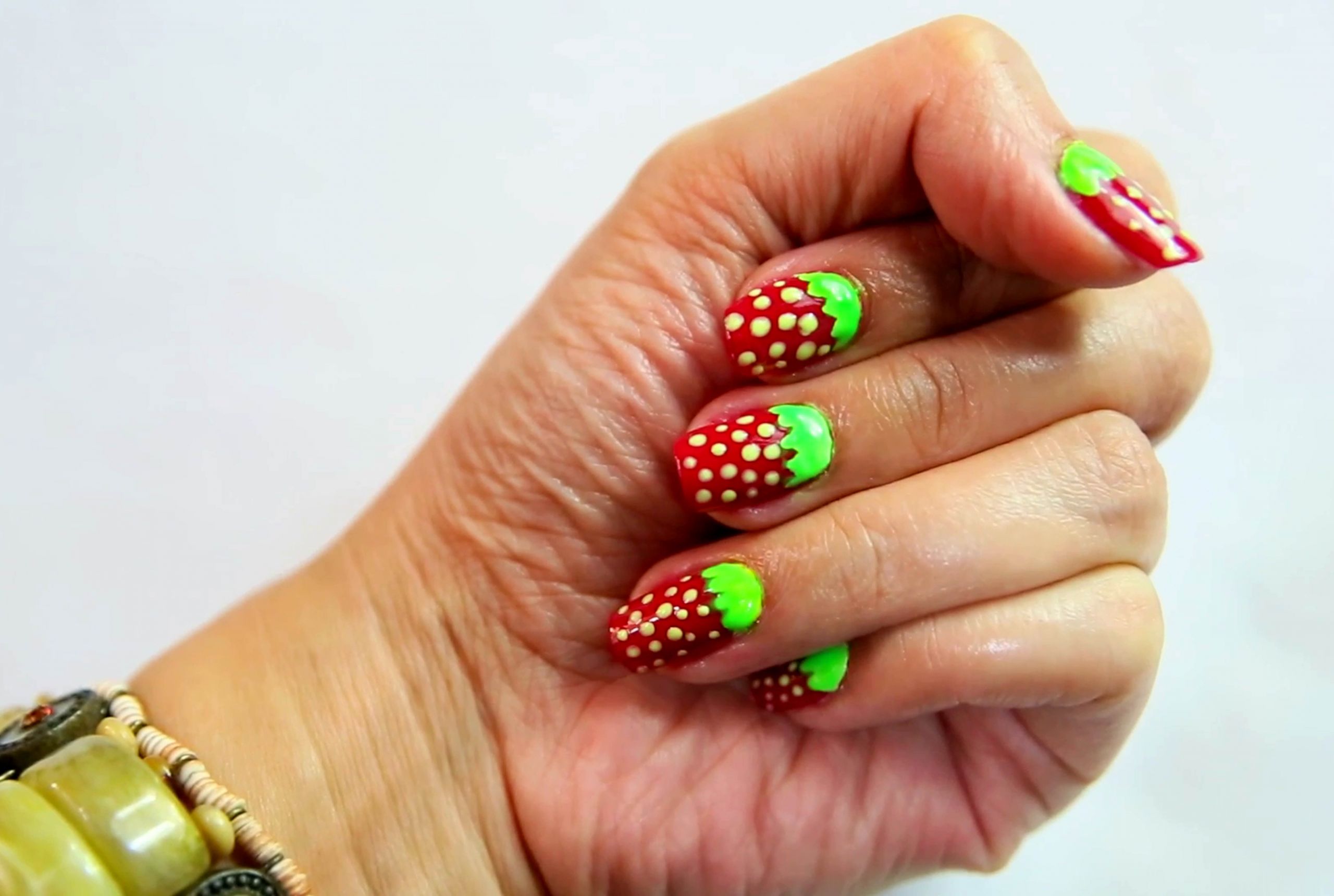 How To Do Nail Art
 How to Do Strawberry Nail Art 7 Steps with