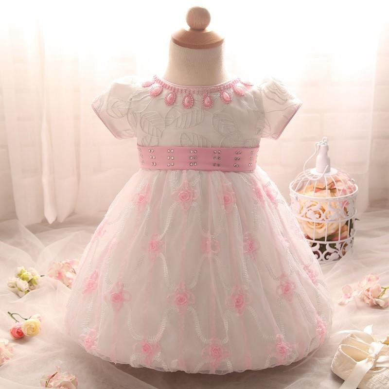How To Dress For A Birthday Party
 Toddler Baby Pink Tutu Dress Girl First Birthday Party
