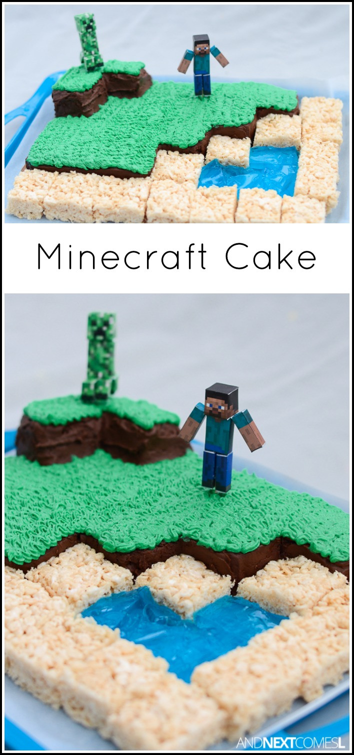 How To Make A Minecraft Birthday Cake
 Minecraft Cake