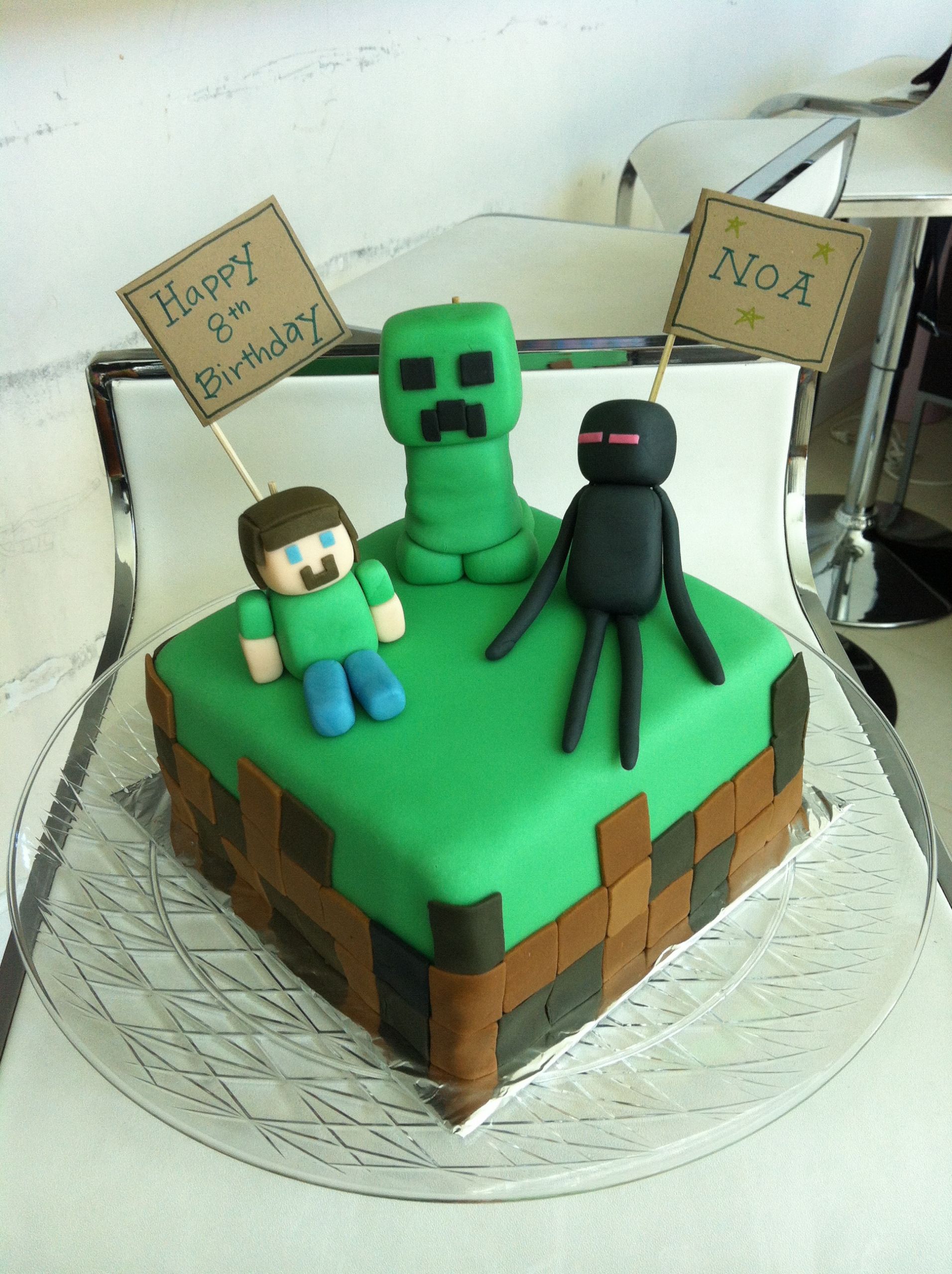 How To Make A Minecraft Birthday Cake
 Minecraft Cake