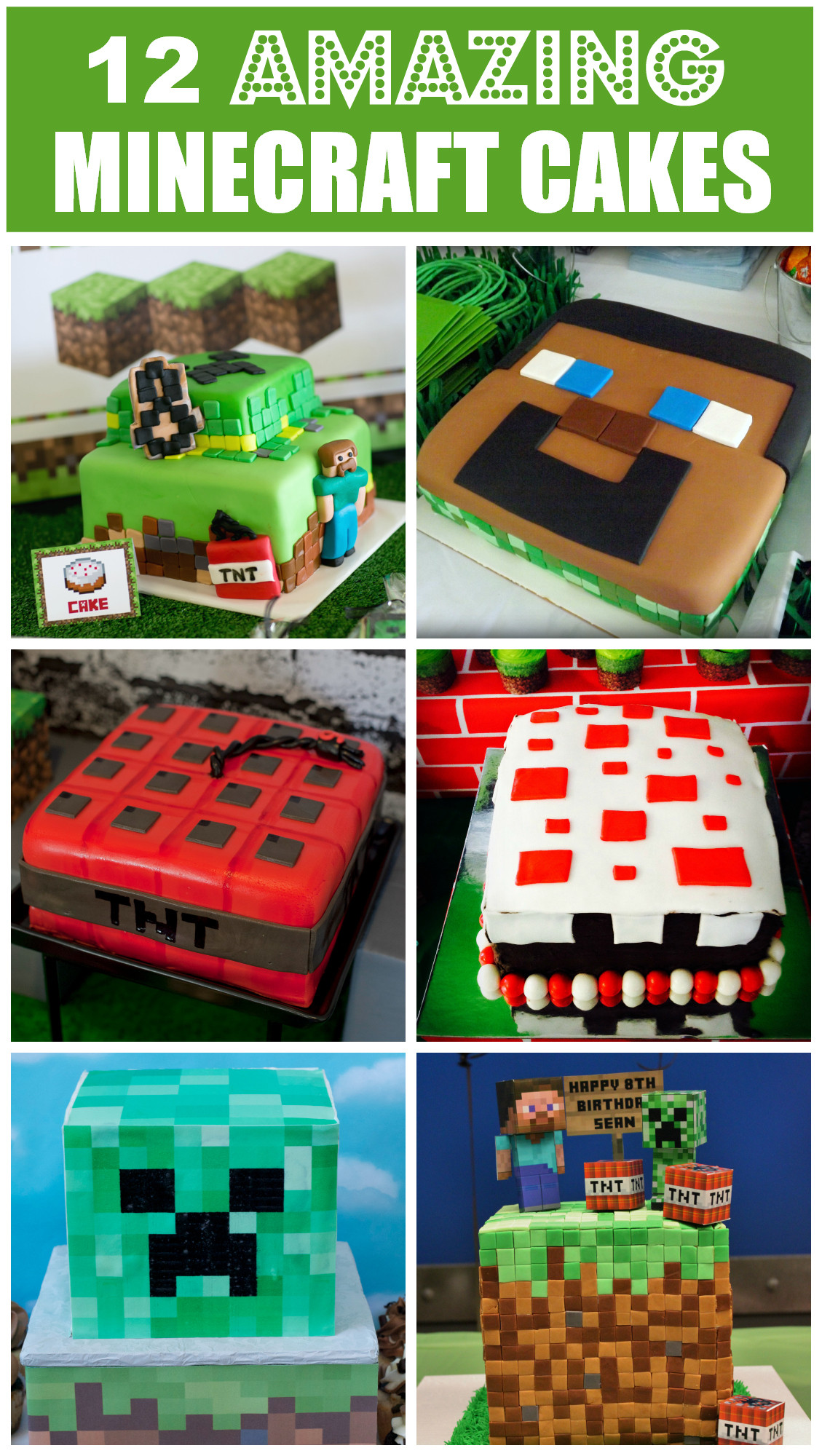 How To Make A Minecraft Birthday Cake
 12 Amazing Minecraft Birthday Cakes