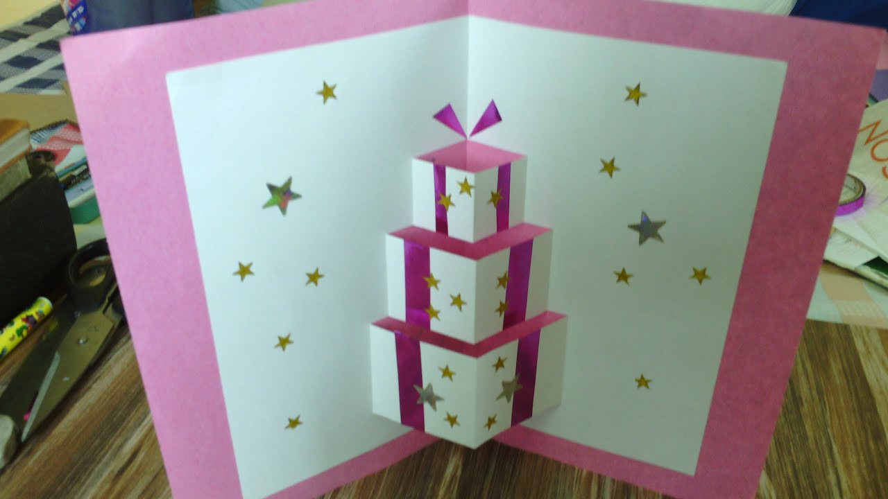 How To Make A Pop Up Birthday Card
 Handmade Pop up Card