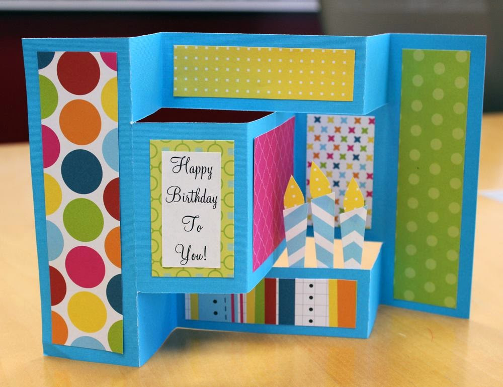 How To Make A Pop Up Birthday Card
 a dash of scraps How to make a Birthday pop up card