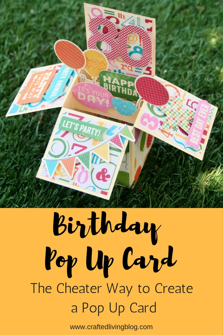 How To Make A Pop Up Birthday Card
 Birthday Pop Up Box Card • Crafted Living