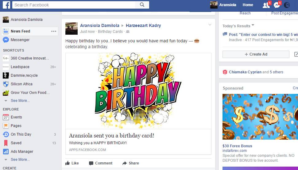 How To Send Birthday Card On Facebook
 Send free awesome birthday cards to your friends on