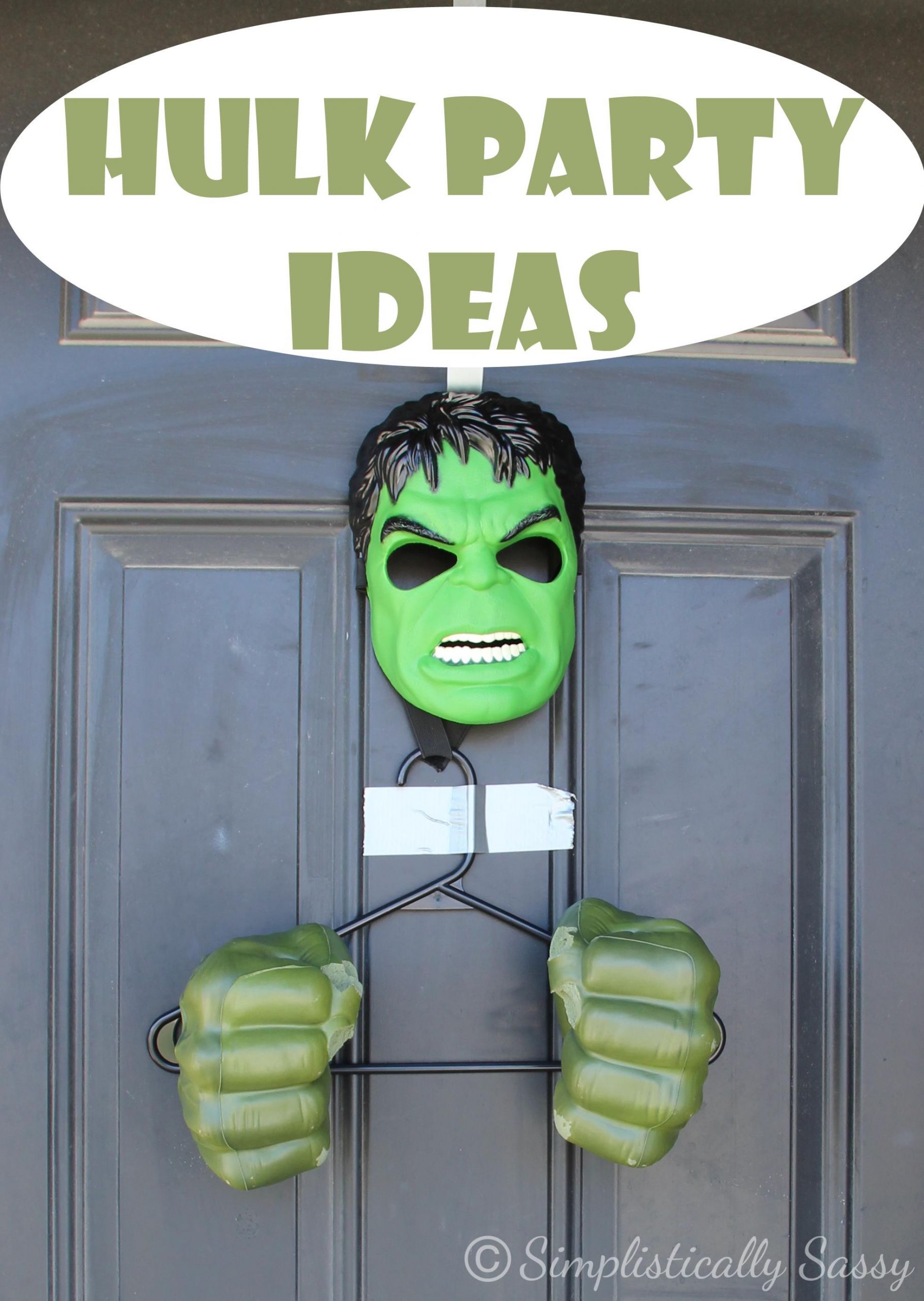 Hulk Birthday Decorations
 Birthday party Archives Simplistically Sassy