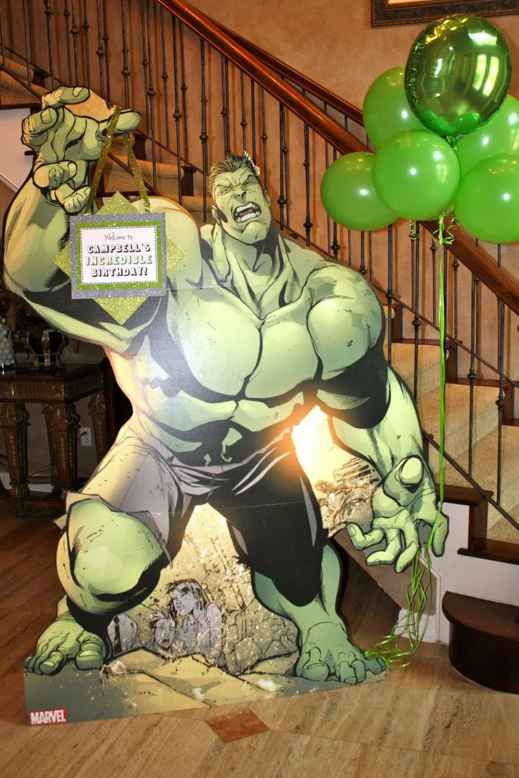 Hulk Birthday Decorations
 157 best images about Hulk birthday party on Pinterest