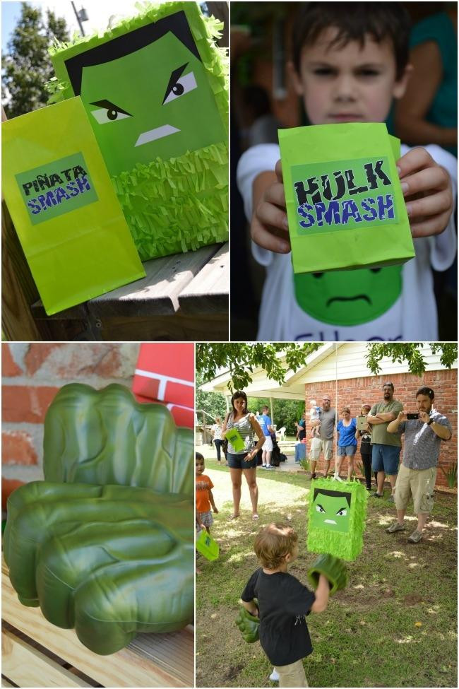 Hulk Birthday Decorations
 Incredible Hulk Themed Superhero Birthday Party