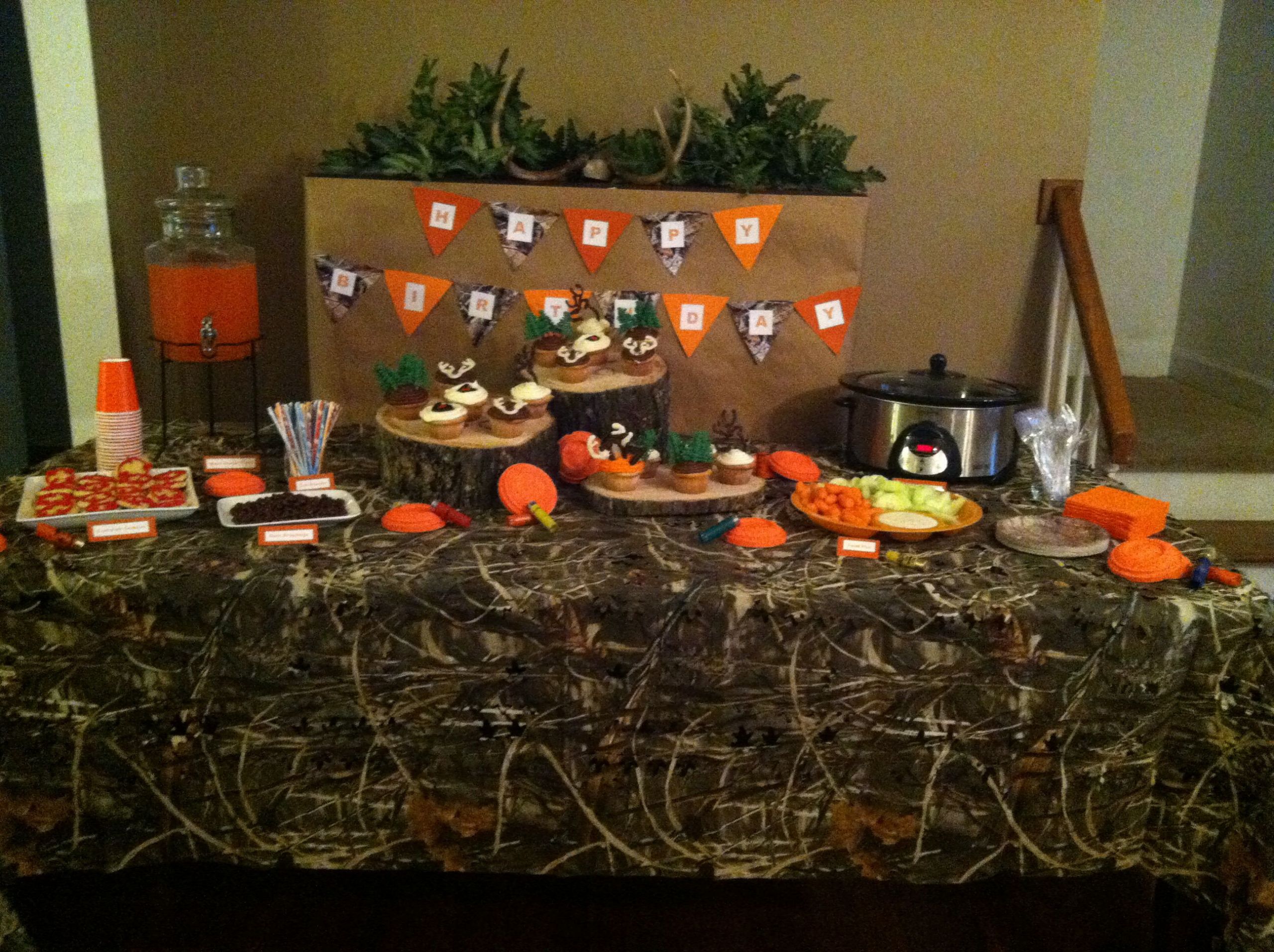 Hunting Birthday Party Ideas
 Hunting theme birthday party Done