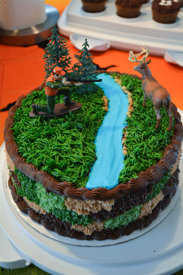 Hunting Birthday Party Ideas
 Hunting Cake Hunting Birthday Party Ideas and Camouflage