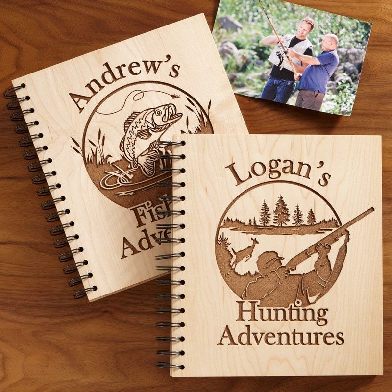 Hunting Gifts For Kids
 Hunting and Fishing Adventures Wood Albums