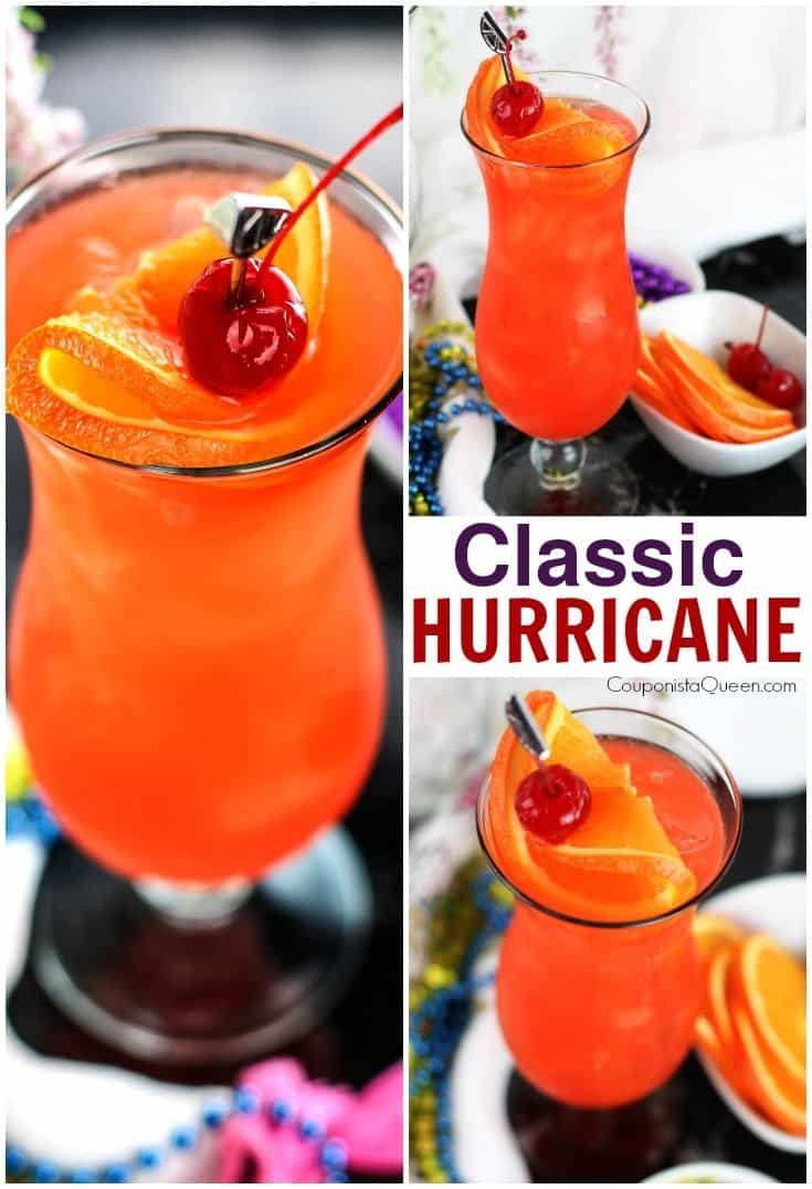 Hurricanes Drinks In New Orleans
 New Orleans Style Classic Big Easy Hurricane Cocktail
