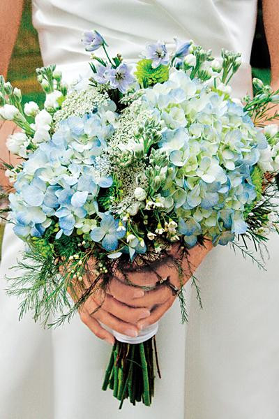 Hydrangea Wedding Flowers
 Blue Hydrangeas