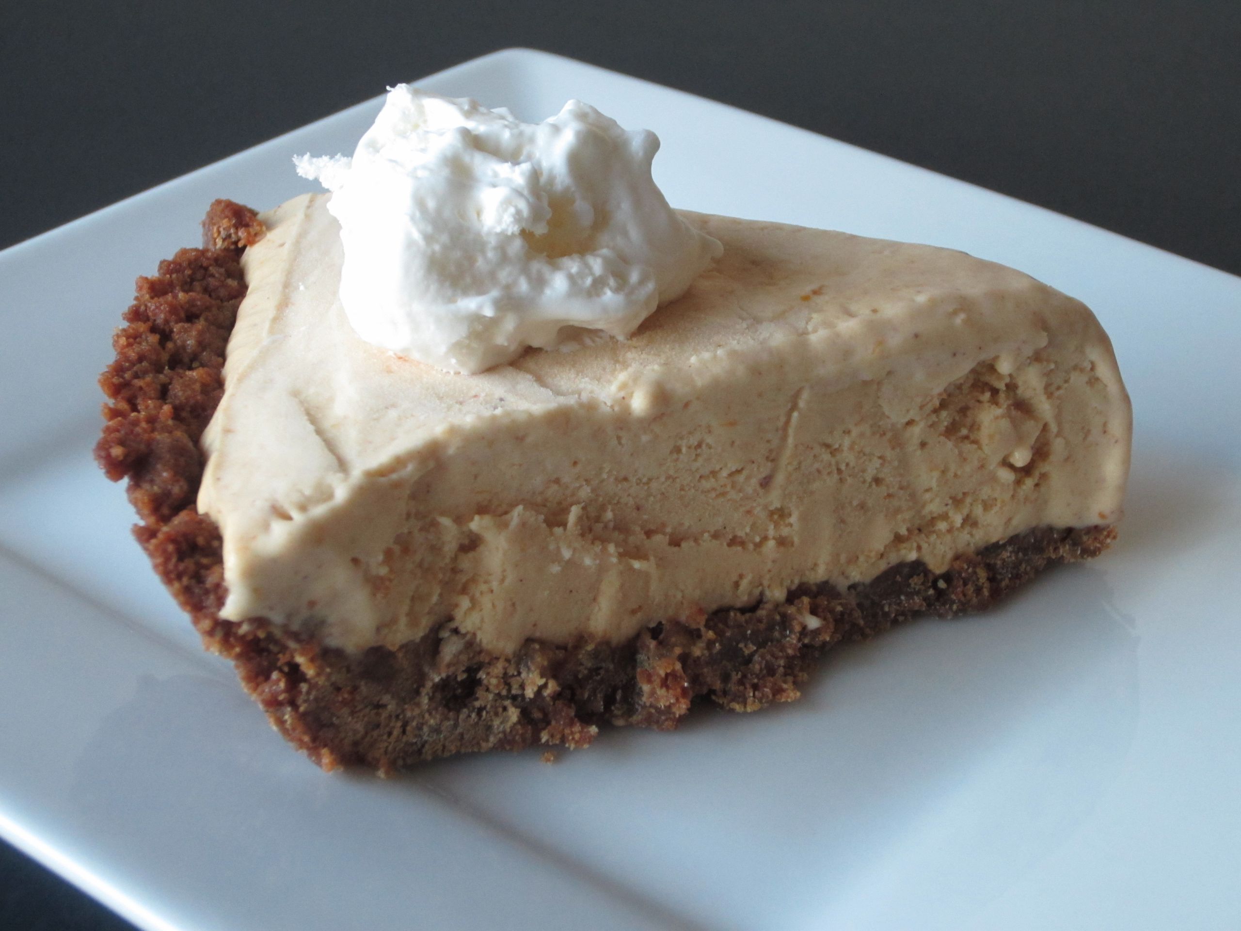 Ice Cream And Pie Kitchen
 Pumpkin Pie Ice Cream Pie with a Gingersnap Crust Love