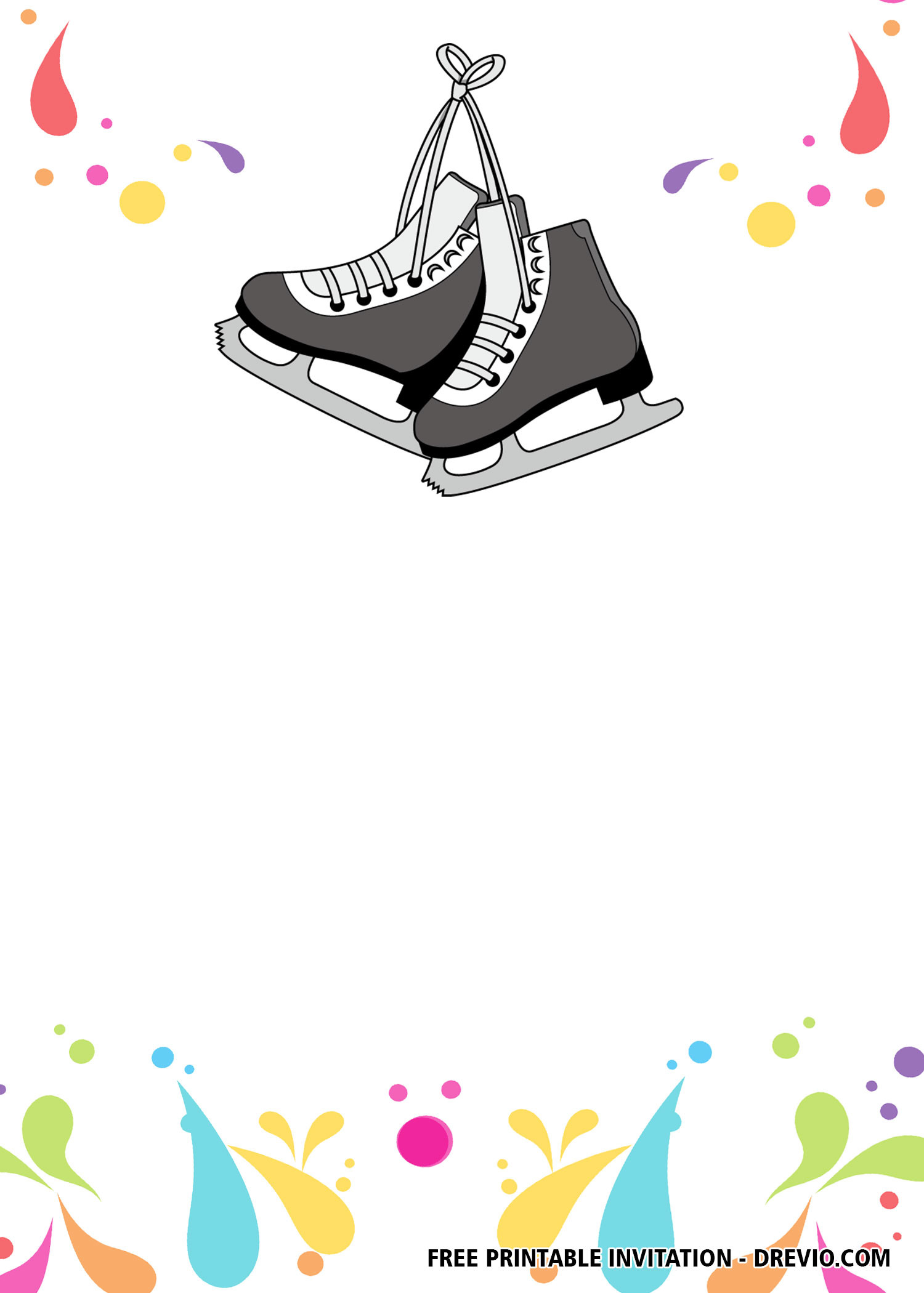 Ice Skating Birthday Party Invitations
 FREE Ice Skating Invitation Templates – FREE Printable