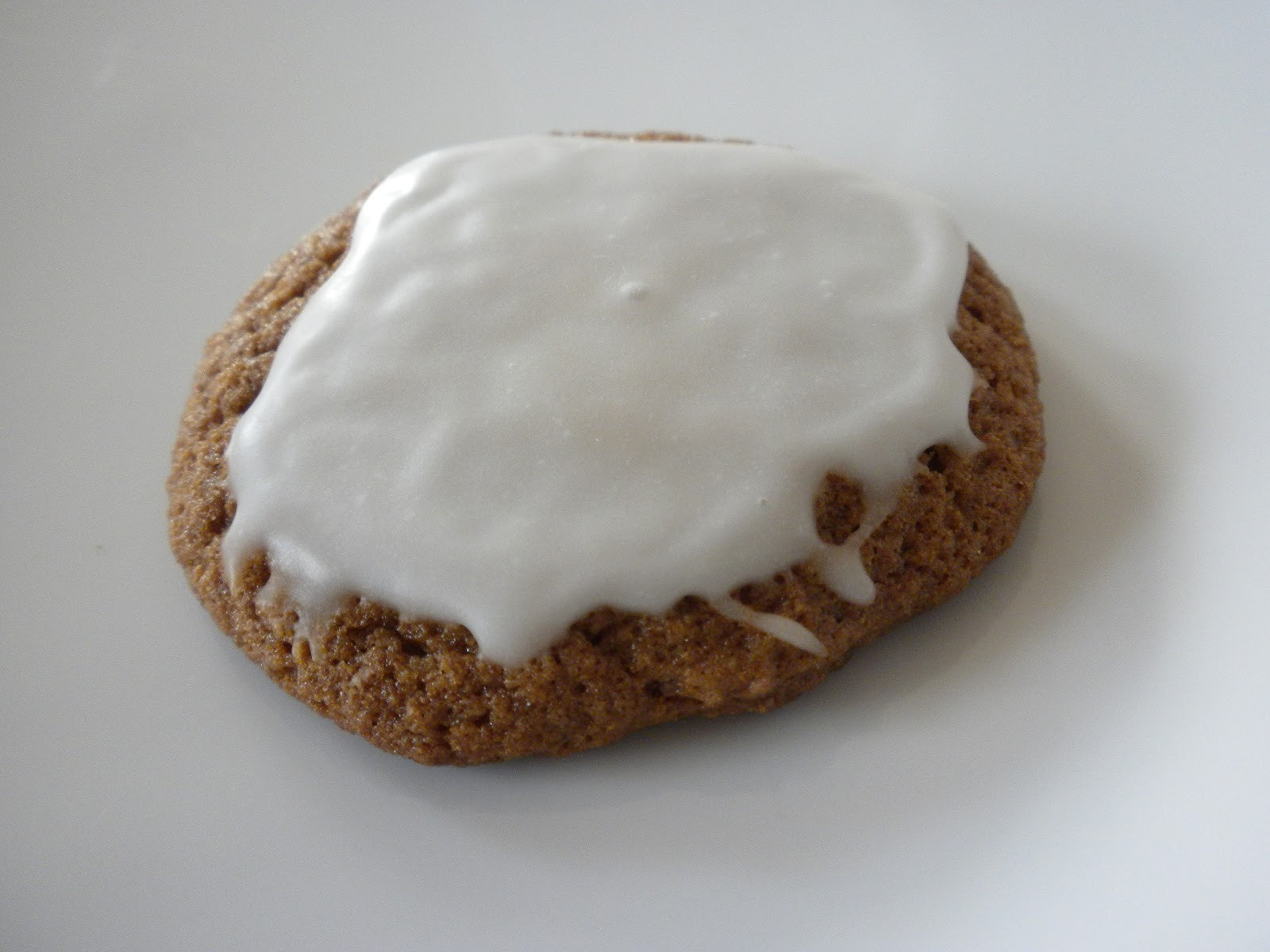 Iced Molasses Cookies
 Miss Whiskit Olive Oil Cookies Iced Molasses