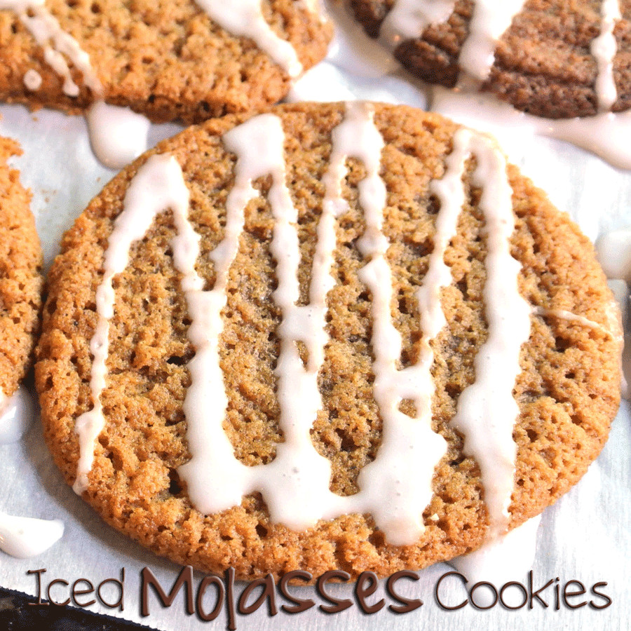 Iced Molasses Cookies
 Mom What s For Dinner Iced Molasses Cookies