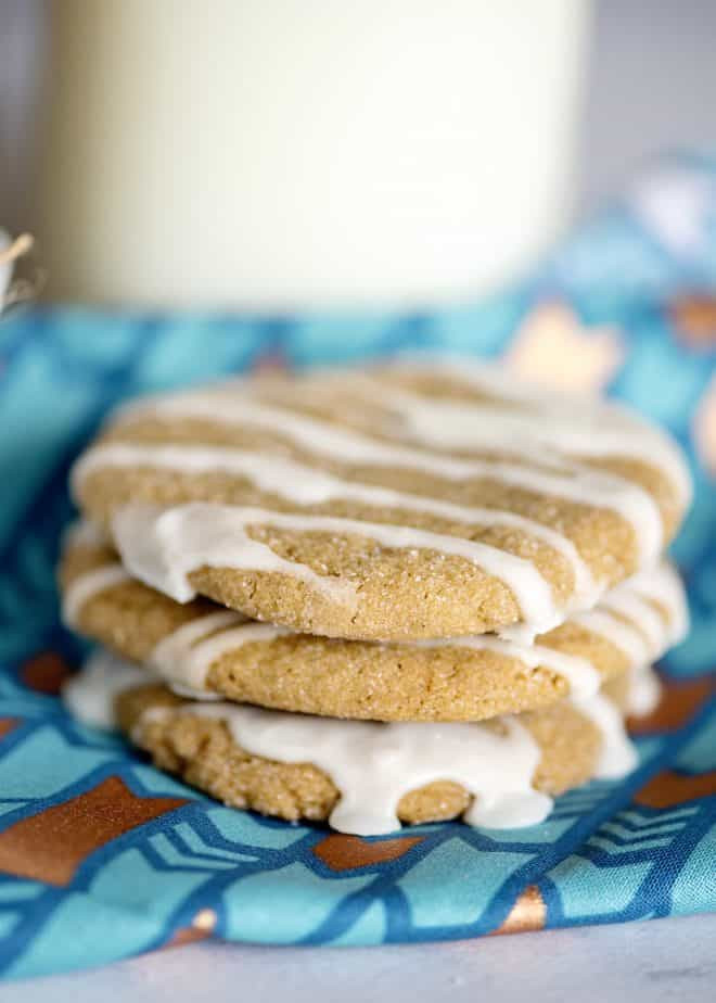 Iced Molasses Cookies
 Iced Molasses Cookies