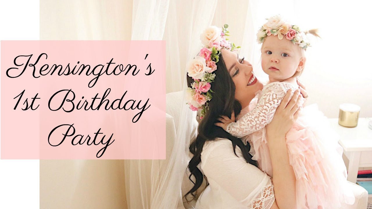 Ideas For 1 Year Old Birthday Party
 1st Birthday party 1 year old baby update Princess