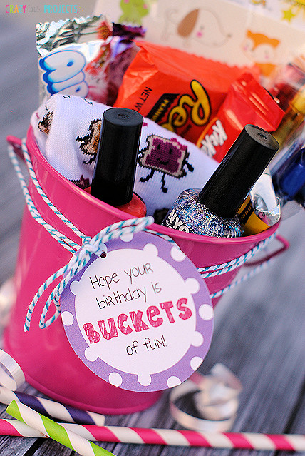 Ideas For A Birthday Gift
 "Buckets of Fun" Birthday Gift Idea Crazy Little Projects