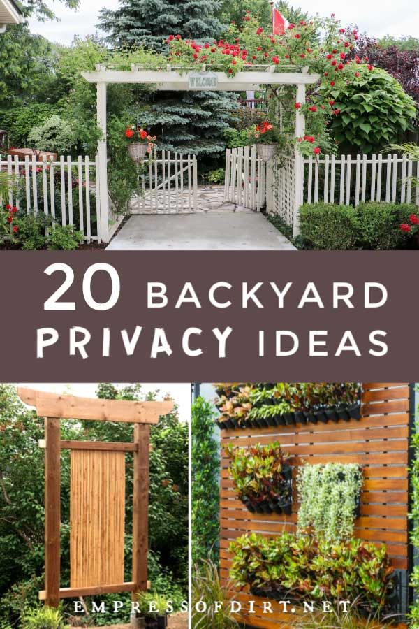 Ideas For Backyard Privacy
 20 Ideas for Better Backyard Privacy