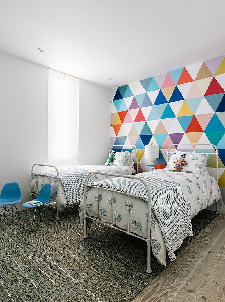 Ideas For Bedroom Wall
 21 Creative Accent Wall Ideas for Trendy Kids’ Bedrooms