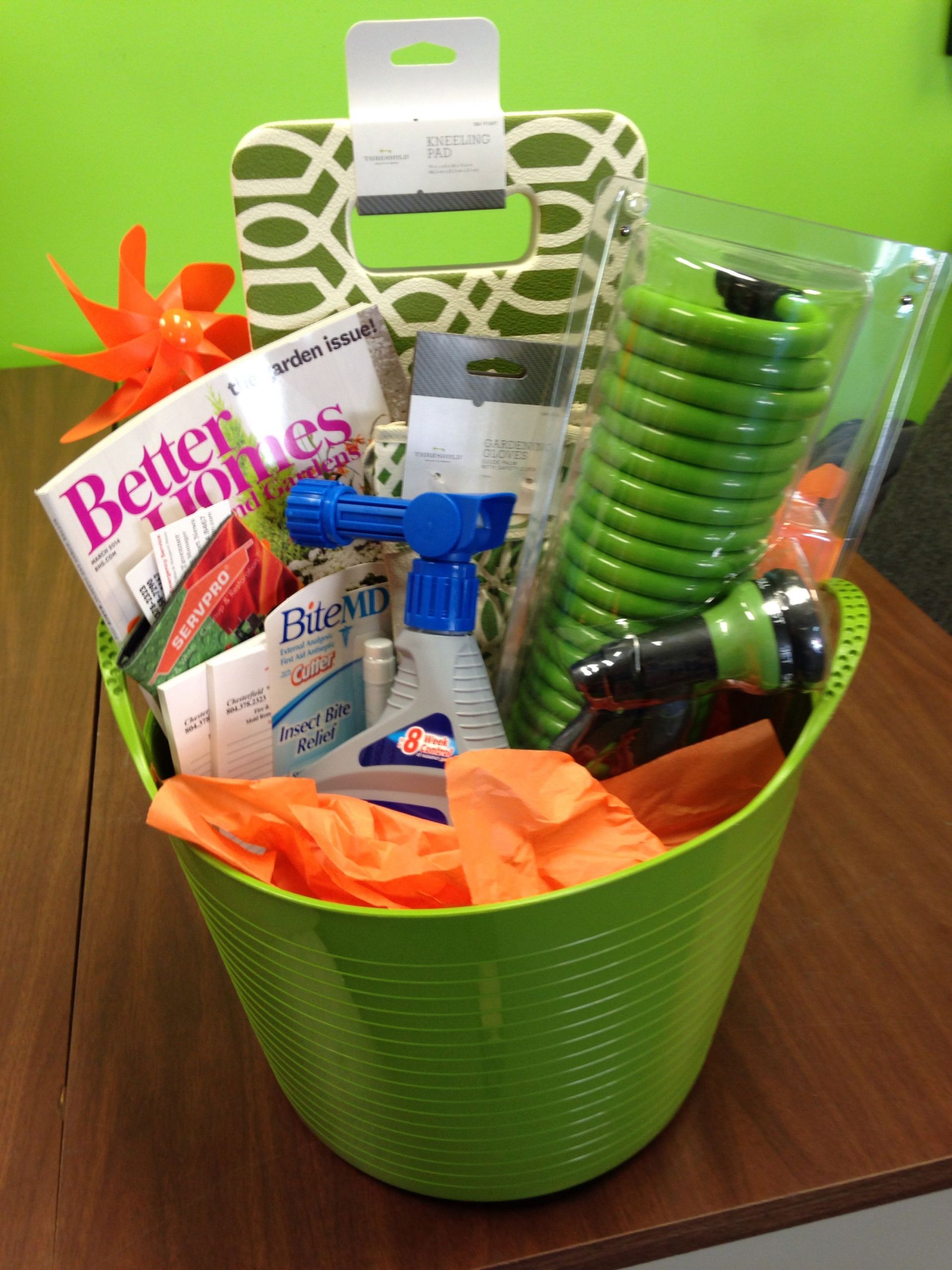 Ideas For Gift Baskets For Raffle
 Spring Raffle Prize idea beprepared for spring