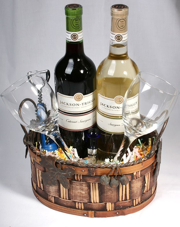 Ideas For Wine Gift Baskets
 Eight Fun Wine Basket Ideas For Fundraising