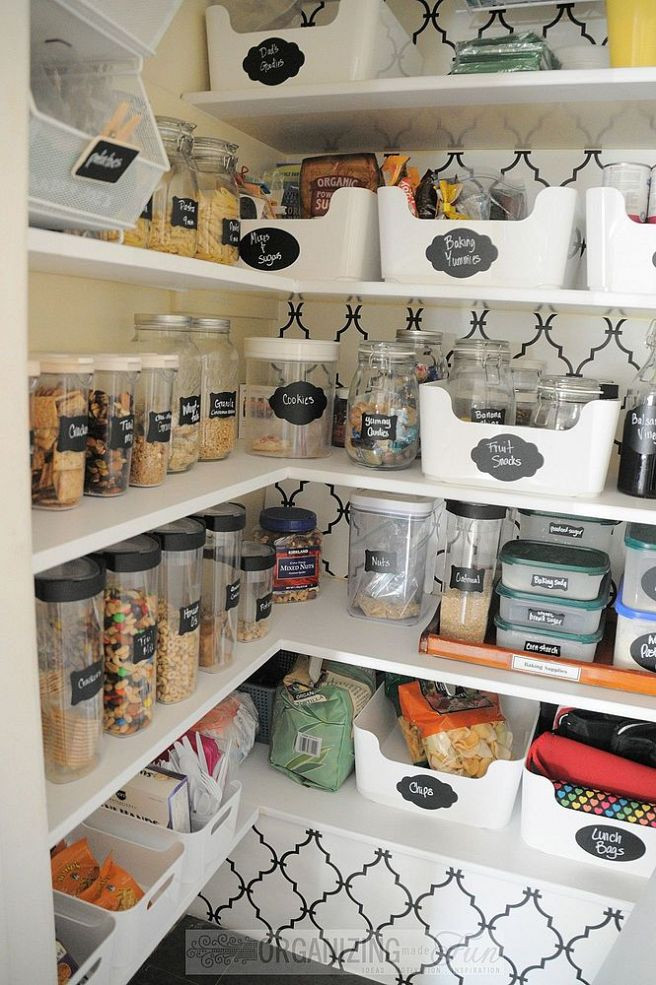 Ikea Kitchen Organization Ideas
 Beautifully Organized Pantry using IKEA bins