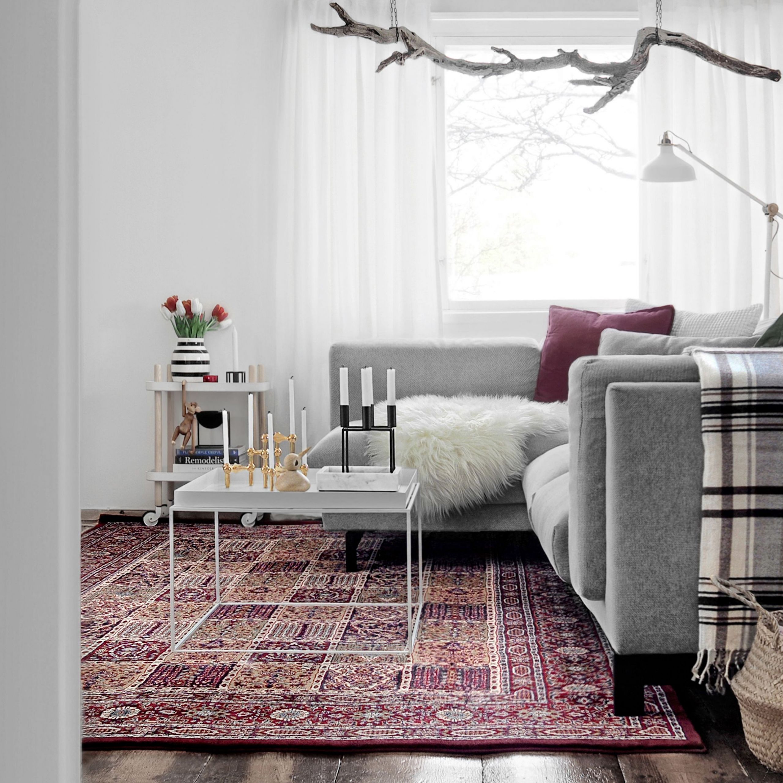 Ikea Living Room Rugs
 Our livingroom ️ The carpet is Ikea s Valby ruta